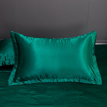 Load image into Gallery viewer, Satin Bedding Set - Royal Green