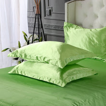 Load image into Gallery viewer, Satin Bedding Set - Lime Green