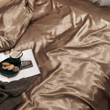Load image into Gallery viewer, Satin Bedding Set - Old Gold