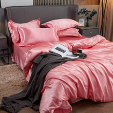 Load image into Gallery viewer, Satin Bedding Set - Peach