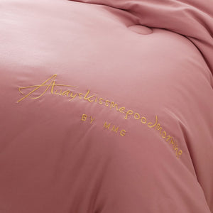 Brushed thermal Quilt Comforter - Pink
