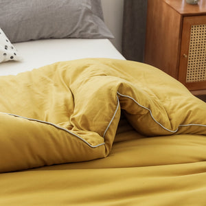 Brushed thermal Quilt Comforter - Golden
