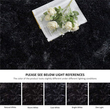 Load image into Gallery viewer, Fluffy Large Area Rug - Black