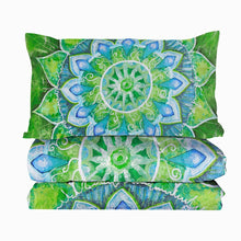 Load image into Gallery viewer, Mandala Summer Comforter Coverlet - Green Life
