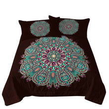 Load image into Gallery viewer, Mandala Summer Comforter Coverlet - Deep Ocean
