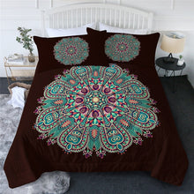 Load image into Gallery viewer, Mandala Summer Comforter Coverlet - Deep Ocean