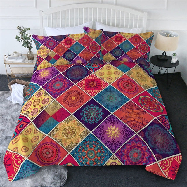 Mandala Summer Comforter Coverlet - Morocco