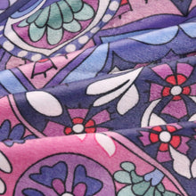 Load image into Gallery viewer, Purple Glowing Mandala Throw Blanket