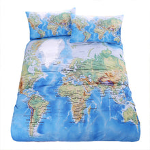 Load image into Gallery viewer, World Map Bed Set