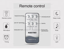 Load image into Gallery viewer, Remote Control Ultrasonic Humidifier
