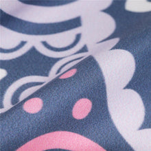 Load image into Gallery viewer, Mandala Quilt Cover Set - Pink Mandala Feathers