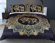Load image into Gallery viewer, Mandala Elephant Bed Set