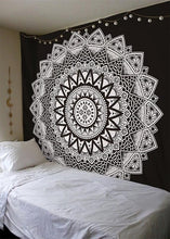 Load image into Gallery viewer, Yin Yang Printed Lotus Mandala Tapestry - Various Styles