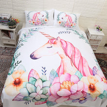 Load image into Gallery viewer, Sleepy Unicorn Bedding Set