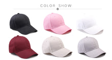 Load image into Gallery viewer, Solid Cotton Ponytail Cap