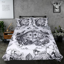 Load image into Gallery viewer, Sugar Love Skull Bedding Set