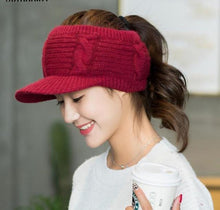 Load image into Gallery viewer, Ponytail Beanie Cap