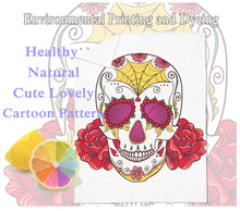 Load image into Gallery viewer, Skull Red Flowers Bedding Set