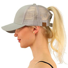Load image into Gallery viewer, Ponytail Messy Bun Cap