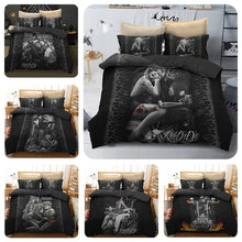 Load image into Gallery viewer, Sugar Skull And Motorcycle Bedding Set - 6 styles