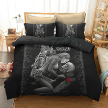 Load image into Gallery viewer, Sugar Skull And Motorcycle Bedding Set - 6 styles