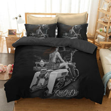 Load image into Gallery viewer, Sugar Skull And Motorcycle Bedding Set - 6 styles
