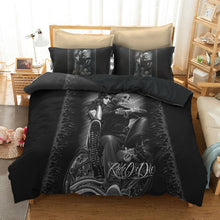 Load image into Gallery viewer, Sugar Skull And Motorcycle Bedding Set - 6 styles