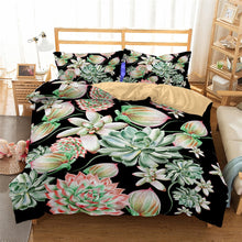 Load image into Gallery viewer, Succulents Garden Duvet Cover Set