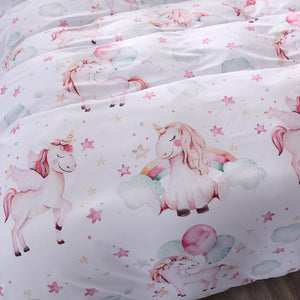 Unicorn Star Baloon Bedding set