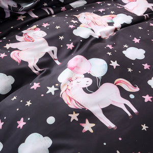 In the Clouds Unicorn Bedding set