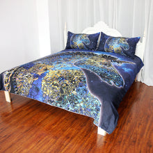 Load image into Gallery viewer, Mandala Quilt Cover Set - Paisley Unicorn