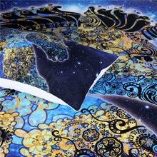 Load image into Gallery viewer, Mandala Quilt Cover Set - Paisley Unicorn