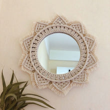Load image into Gallery viewer, Macrame Mirror