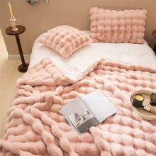 Load image into Gallery viewer, Rabbit Faux Fur Luxury Blanket
