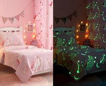 Load image into Gallery viewer, 3pc Kids Glow In The Dark Bedroom Set - Warm Blanket
