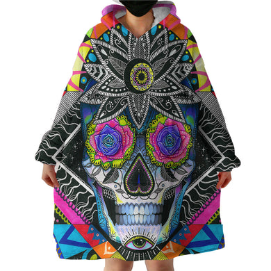 Blanket Hoodie - Skull