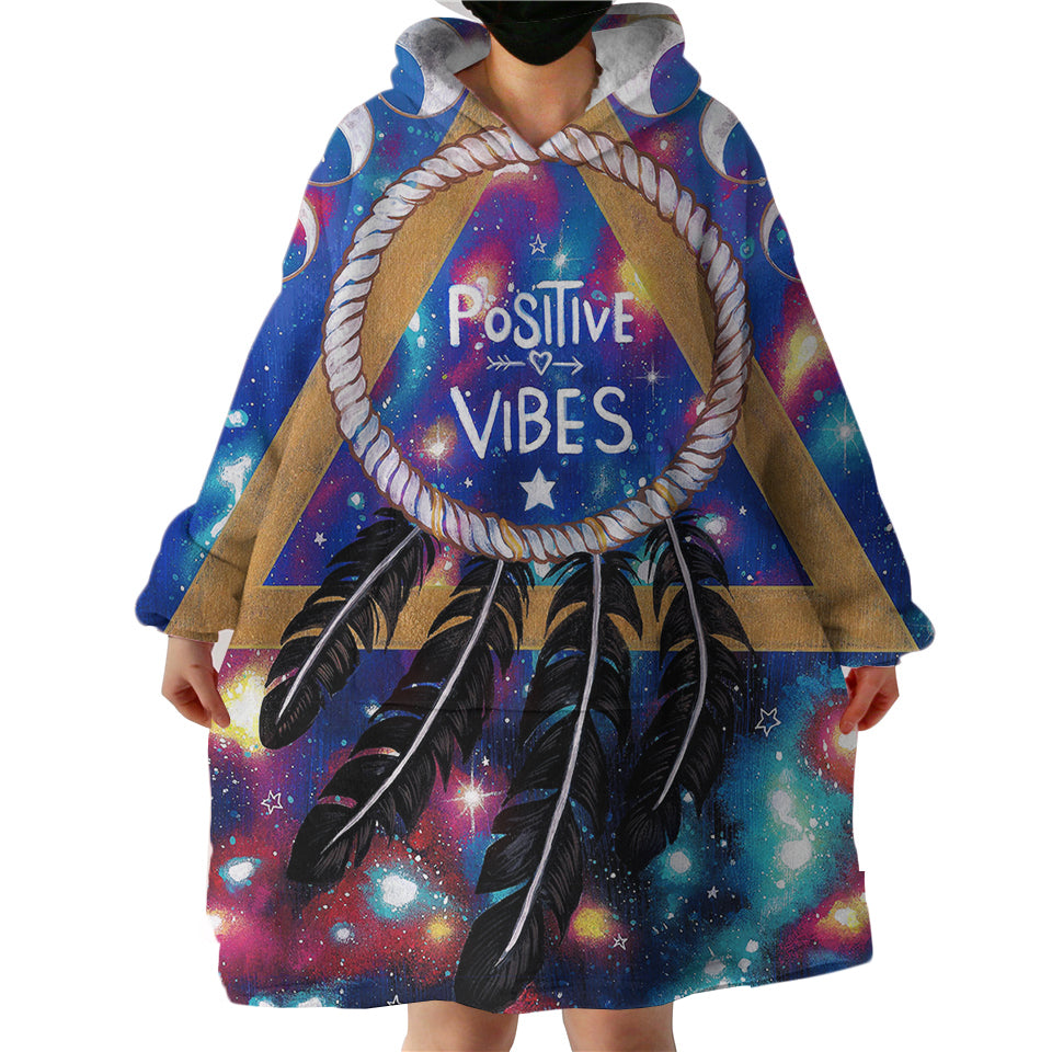 Blanket Hoodie - Positive Vibes
