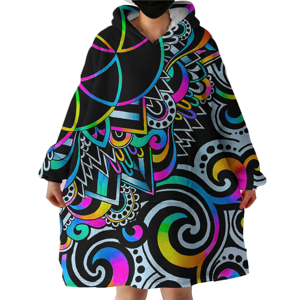 Blanket Hoodie - Psychedelic
