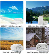 Load image into Gallery viewer, 100% Merino Down Wool Quilt Duvet Doona Blanket Summer/Winter