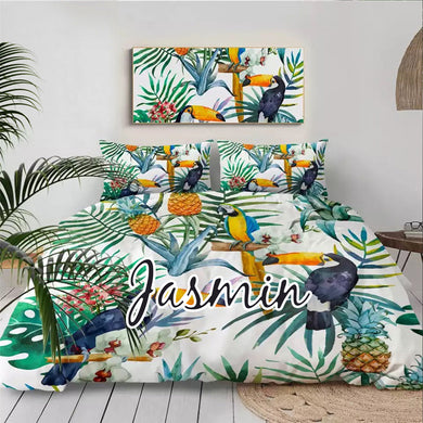 Customised Toucan Quilt Cover Set - Various Styles