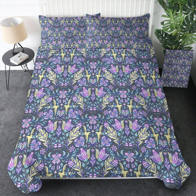 Mandala Quilt Cover Set - Birds Of Paradise