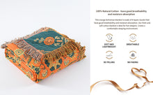 Load image into Gallery viewer, Cotton Queen Bedcover Sofa Blanket
