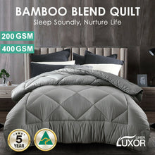 Load image into Gallery viewer, Doona Quilt Microfiber - All Seasons - Grey
