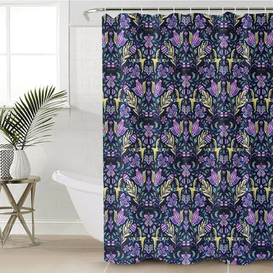 Birds of Paradise Shower Curtain Waterproof