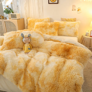 Fluffy Quilt Comforter - Marble & Animal Print Colours