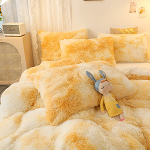 Fluffy Quilt Comforter - Marble & Animal Print Colours