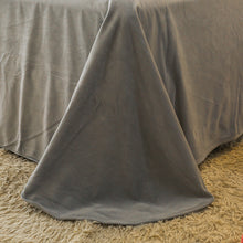 Load image into Gallery viewer, Fluffy Faux Mink &amp; Velvet Fleece Quilt Cover Set - Marble Grey