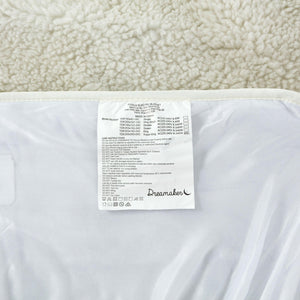 Super Warm 350gsm Fleece Top Electric Blanket