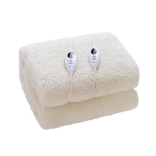Load image into Gallery viewer, Super Warm 350gsm Fleece Top Electric Blanket