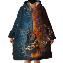 Load image into Gallery viewer, Blanket Hoodie - Acoustic guitar (Made to Order)